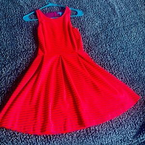 I am selling a purple and peach striped dress